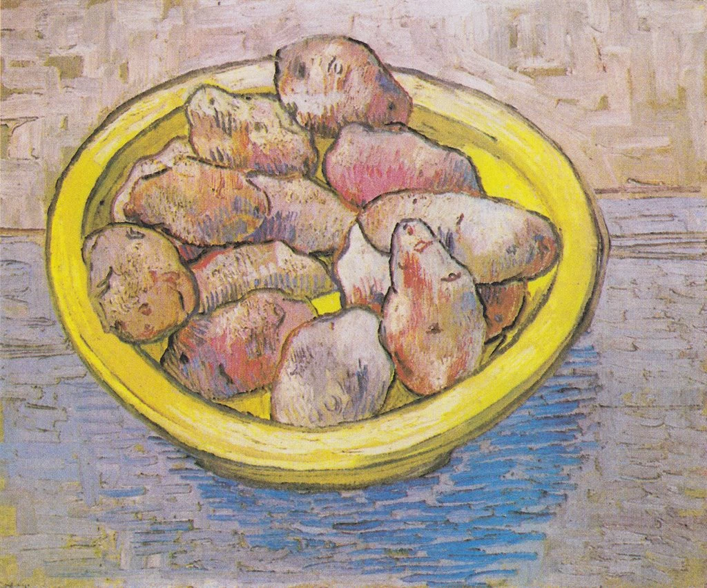  169-Vincent van Gogh-Natura morta con Patate in un piatto giallo - Kröller-Müller Museum, Otterlo 